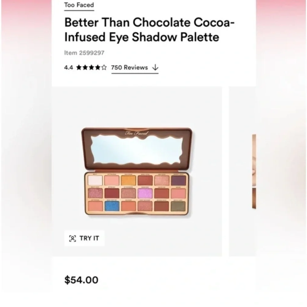 Too Faced eyeshadow palette